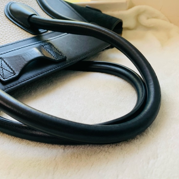 Rare Celine Micro Luggage Bag. Classic black & white leather with COA - Picture 9 of 15